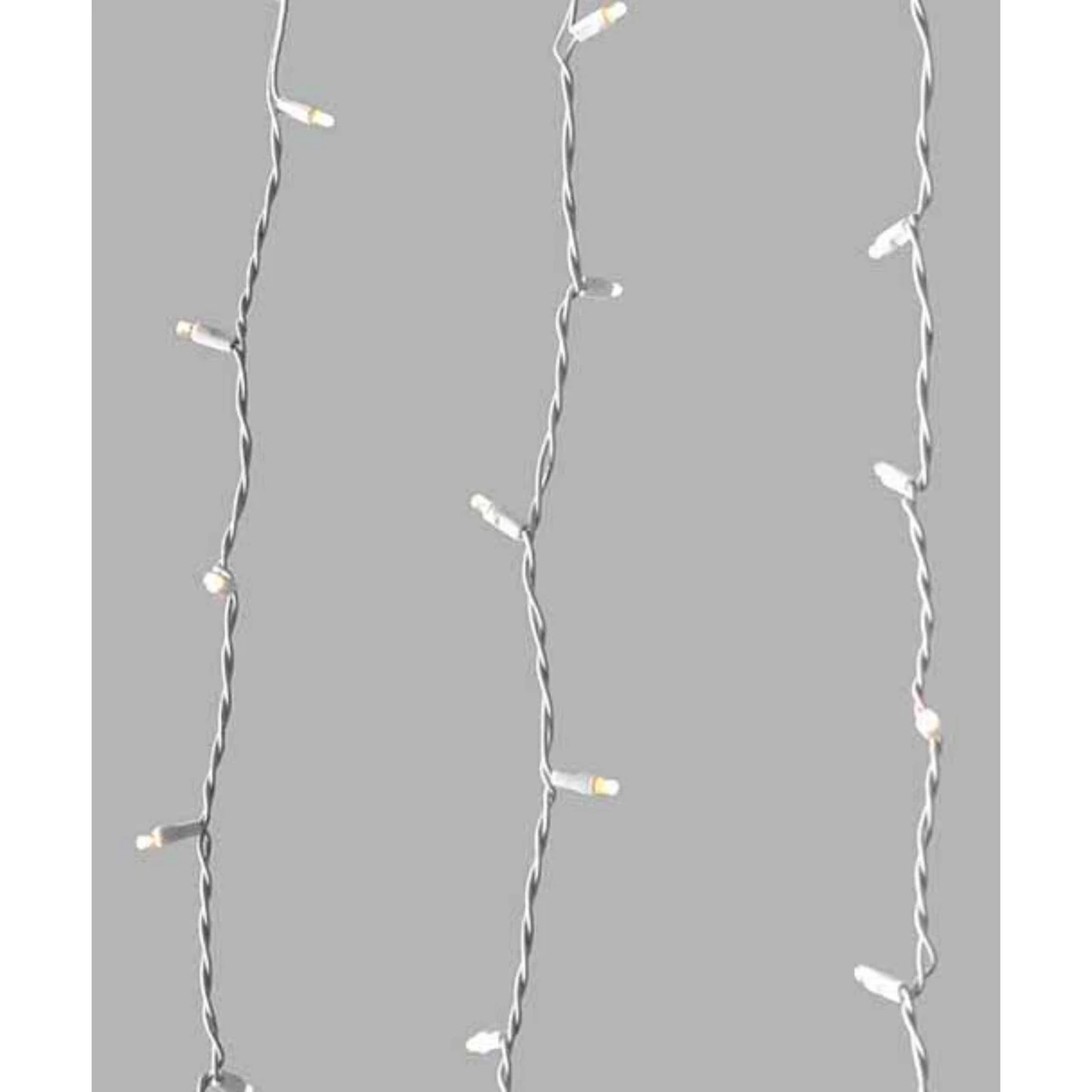 240 Cool White LED Wide Angle Christmas Hanging Drops String Lights - 8 Ft White Wire 3 240 Cool White LED Wide Angle Christmas Hanging Drops String Lights - 8 Ft White Wire