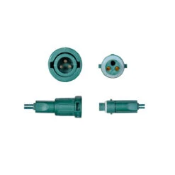 360 Cool White LED Wide Angle Christmas Hanging Drops String Lights - 12 Ft White Wire -Mew Holidays Shop dlig 1102751 2 54107.1687874564