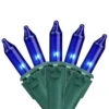 Set Of 100 Blue Mini Christmas Lights 4.25" Spacing - 36 Ft Green Wire -Mew Holidays Shop dstar 37 463 00 1 85351.1667681931