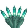 Set Of 100 Teal Green Mini Christmas Lights 4.25" Spacing - 36 Ft Green Wire -Mew Holidays Shop dstar 37 468 00 1 26507.1667681887
