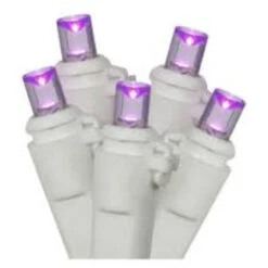 50 Purple LED Wide Angle Christmas Lights - 16.25 Ft White Wire 7 50 Purple LED Wide Angle Christmas Lights - 16.25 Ft White Wire -Mew Holidays Shop northlight20nl02572 03 96127.1667578391