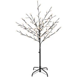 4' LED Lighted Cherry Blossom Flower Tree - Warm White Lights -Mew Holidays Shop northlight a32379 3 46560.1667641523