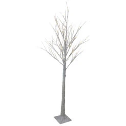 6' Lighted Christmas White Birch Twig Tree Outdoor Decoration - Warm White LED Lights -Mew Holidays Shop northlight a90269 1 29526.1667510332