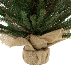 18" Warsaw Twig Artificial Christmas Tree In Burlap Base - Unlit -Mew Holidays Shop northlight b03906 4 67822.1669400658