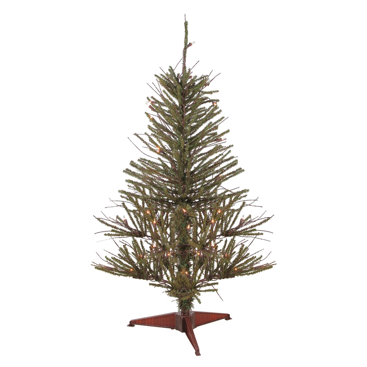 3' Warsaw Twig Artificial Christmas Tree - Clear Lights 3 3' Warsaw Twig Artificial Christmas Tree - Clear Lights
