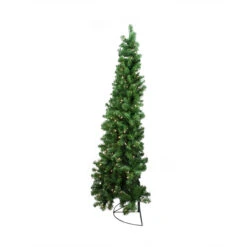 6' Pre-Lit Pine Artificial Wall Christmas Tree, Clear Lights -Mew Holidays Shop northlight b83521 3 01574.1684942319