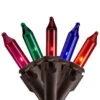 100ct Multi-Color Mini Christmas Lights - 35ft, Brown Wire -Mew Holidays Shop northlight ha91218 updated multi 37066.1683296035