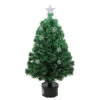 4' Pre-Lit Potted Fiber Optic Artificial Christmas Tree With Stars - Multicolor Lights -Mew Holidays Shop northlight j15603 1 06154.1667573517