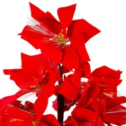 4' Pre-Lit Fiber Optic Color Changing Red Poinsettia Christmas Tree -Mew Holidays Shop northlight j15604 1 67609.1667573521