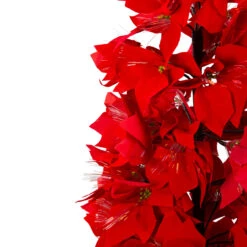 4' Pre-Lit Fiber Optic Color Changing Red Poinsettia Christmas Tree -Mew Holidays Shop northlight j15604 2 52801.1667573520