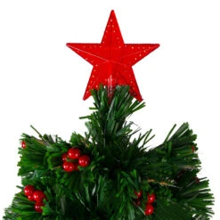 4' Pre-Lit Color Changing Artificial Christmas Tree With Red Berries 12 4' Pre-Lit Color Changing Artificial Christmas Tree With Red Berries -Mew Holidays Shop northlight j65042 1 99135.1667641326