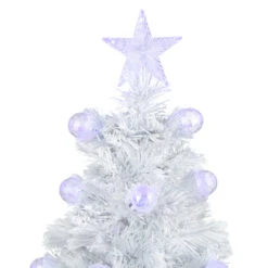 3' Pre-Lit White Fiber Optic Artificial Christmas Tree, White Lights 9 3' Pre-Lit White Fiber Optic Artificial Christmas Tree, White Lights -Mew Holidays Shop northlight j65105 3 04277.1683034941