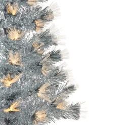 3' Pre-Lit Silver Fiber Optic Artificial Christmas Tree, Warm White Lights 9 3' Pre-Lit Silver Fiber Optic Artificial Christmas Tree, Warm White Lights -Mew Holidays Shop northlight j92344 2 60471.1667530318
