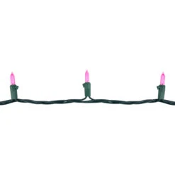 100ct Pink LED Mini Christmas Lights, 33ft Green Wire 11 100ct Pink LED Mini Christmas Lights, 33ft Green Wire -Mew Holidays Shop northlight nl02505 2 55198.1678131637