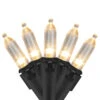 50 White LED Mini Christmas Lights - 16.25 Ft Black Wire -Mew Holidays Shop northlight nl02517 updated 29639.1667578412