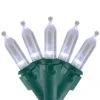 50ct Pure White LED Mini Christmas Lights, 16.25ft Green Wire -Mew Holidays Shop northlight nl02529 1 61788.1667489943