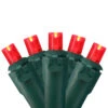50 Red LED Wide Angle Christmas Lights - 16.25 Ft Green Wire -Mew Holidays Shop northlight nl02573 1 10652.1667655102
