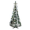 6' Pre-Lit Silver And Gold Pre-Decorated Pop-Up Artificial Christmas Tree, Clear Lights 1 6' Pre-Lit Silver And Gold Pre-Decorated Pop-Up Artificial Christmas Tree, Clear Lights -Mew Holidays Shop northlight sm15299 58678.1667584076