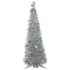4' Silver Tinsel Pop-Up Artificial Christmas Tree, Unlit -Mew Holidays Shop northlight sm921155 1 34199.1667530294