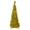 4' Gold Tinsel Pop-Up Artificial Christmas Tree, Unlit -Mew Holidays Shop northlight sm92145updated 26693.1667530282