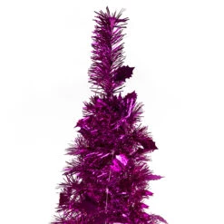 6' Pink Tinsel Pop-Up Artificial Christmas Tree, Unlit -Mew Holidays Shop northlight sm92149 3 17289.1667530301