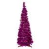 6' Pre-Lit Pink Tinsel Pop-Up Artificial Christmas Tree, Clear Lights 2 6' Pre-Lit Pink Tinsel Pop-Up Artificial Christmas Tree, Clear Lights -Mew Holidays Shop northlight sm92150 37105.1667530302