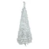 6' White Tinsel Pop-Up Artificial Christmas Tree, Unlit -Mew Holidays Shop northlight sm92157 1 75843.1667530307