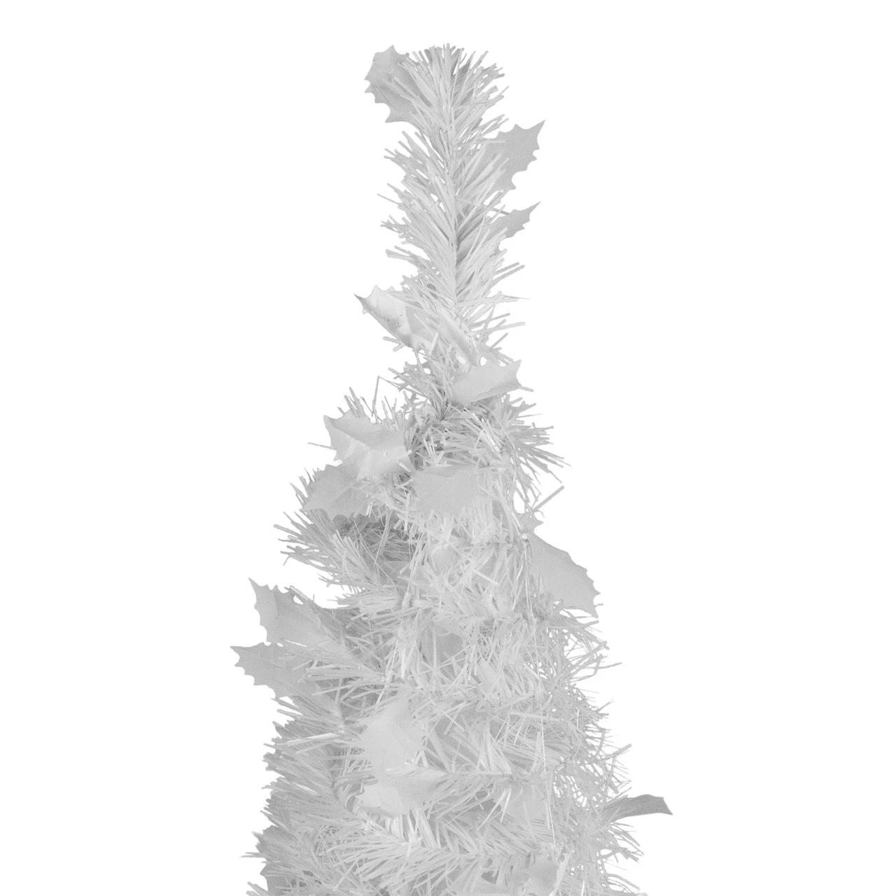 4' White Tinsel Pop-Up Artificial Christmas Tree, Unlit 6 4' White Tinsel Pop-Up Artificial Christmas Tree, Unlit - Image 4