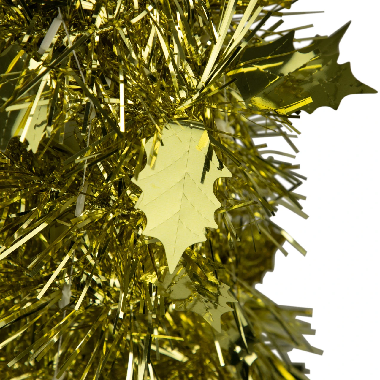 4' Gold Tinsel Pop-Up Artificial Christmas Tree, Unlit 5 4' Gold Tinsel Pop-Up Artificial Christmas Tree, Unlit - Image 3