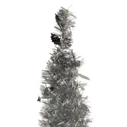 6' Silver Tinsel Pop-Up Artificial Christmas Tree, Unlit -Mew Holidays Shop northlight sm92168 3 62168.1667531218