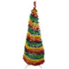 4' Pre-Lit Rainbow Tinsel Pop-Up Artificial Christmas Tree, Clear Lights 1 4' Pre-Lit Rainbow Tinsel Pop-Up Artificial Christmas Tree, Clear Lights -Mew Holidays Shop northlight sm92175 1 22327.1667530309