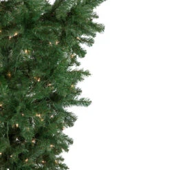 5.5' Pre-Lit Medium Upside Down Spruce Artificial Christmas Tree, Clear Lights -Mew Holidays Shop northlight sm92974 2 95840.1667530208