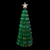 4' Green Color Changing Multiple Function Pop Up Artificial Outdoor Christmas Tree -Mew Holidays Shop northlight st93394 black 55124.1667517808