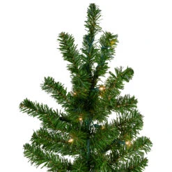 7.5' Pre-Lit Medium Canadian Pine Artificial Christmas Wall Tree - Clear Lights -Mew Holidays Shop northlight v27378 2 11090.1667573583