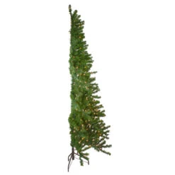 7.5' Pre-Lit Medium Canadian Pine Artificial Christmas Wall Tree - Clear Lights -Mew Holidays Shop northlight v27378 4 40973.1667573583