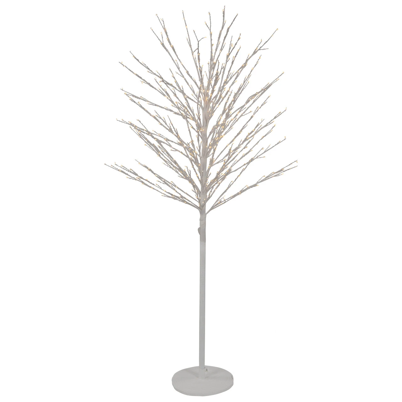 5' White LED Lighted Christmas Twig Tree - Warm White Lights 3 5' White LED Lighted Christmas Twig Tree - Warm White Lights