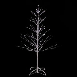 4' LED Lighted White Birch Christmas Twig Tree - Pure White Lights -Mew Holidays Shop northlight xt92217 onblack 50772.1667490921