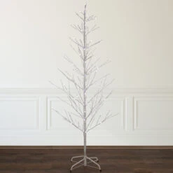 6' LED Lighted White Birch Christmas Twig Tree - Pure White Lights -Mew Holidays Shop northlight xt92218 style 15522.1667491238