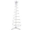4ft LED Lighted Spiral Cone Tree Outdoor Christmas Decoration, Multi Lights -Mew Holidays Shop northlight ys92332 med sample 34282.1667531698