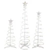 Set Of 3 LED Lighted Warm White Outdoor Spiral Christmas Cone Trees 3', 4', And 6' 1 Set Of 3 LED Lighted Warm White Outdoor Spiral Christmas Cone Trees 3', 4', And 6' -Mew Holidays Shop northlight ys92339 1 81811.1667534303