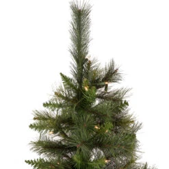 7.5' Pre-Lit Slim Canyon Pine Half Wall Artificial Christmas Tree - Clear Lights -Mew Holidays Shop northlight ytc346 gr 4 updated 71346.1667263641