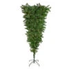 5.5' Pre-Lit Medium Spruce Upside Down Artificial Christmas Tree - Clear Lights -Mew Holidays Shop northlight z00010 53641.1667643254