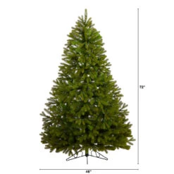 6' Pre-Lit Cambridge Flat Back Artificial Christmas Wall Tree, Warm White LED Lights -Mew Holidays Shop t1438 2 46687.1667528957
