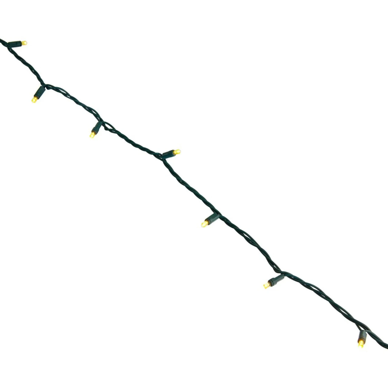 100 Orange LED Wide Angle Commercial Grade Christmas Lights - 48.75 Ft White Wire 5 100 Orange LED Wide Angle Commercial Grade Christmas Lights - 48.75 Ft White Wire - Image 3