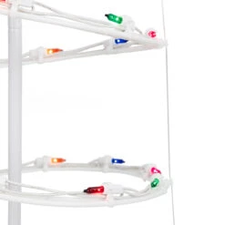 Set Of 3 Lighted Multi-Color Spiral Christmas Trees - 3', 4', And 6' -Mew Holidays Shop ys massstand s m201 50055.1667528694
