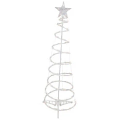 4ft Lighted Spiral Cone Tree Outdoor Christmas Decoration, Clear Lights -Mew Holidays Shop ys wwtree medium 1 60838.1667528778